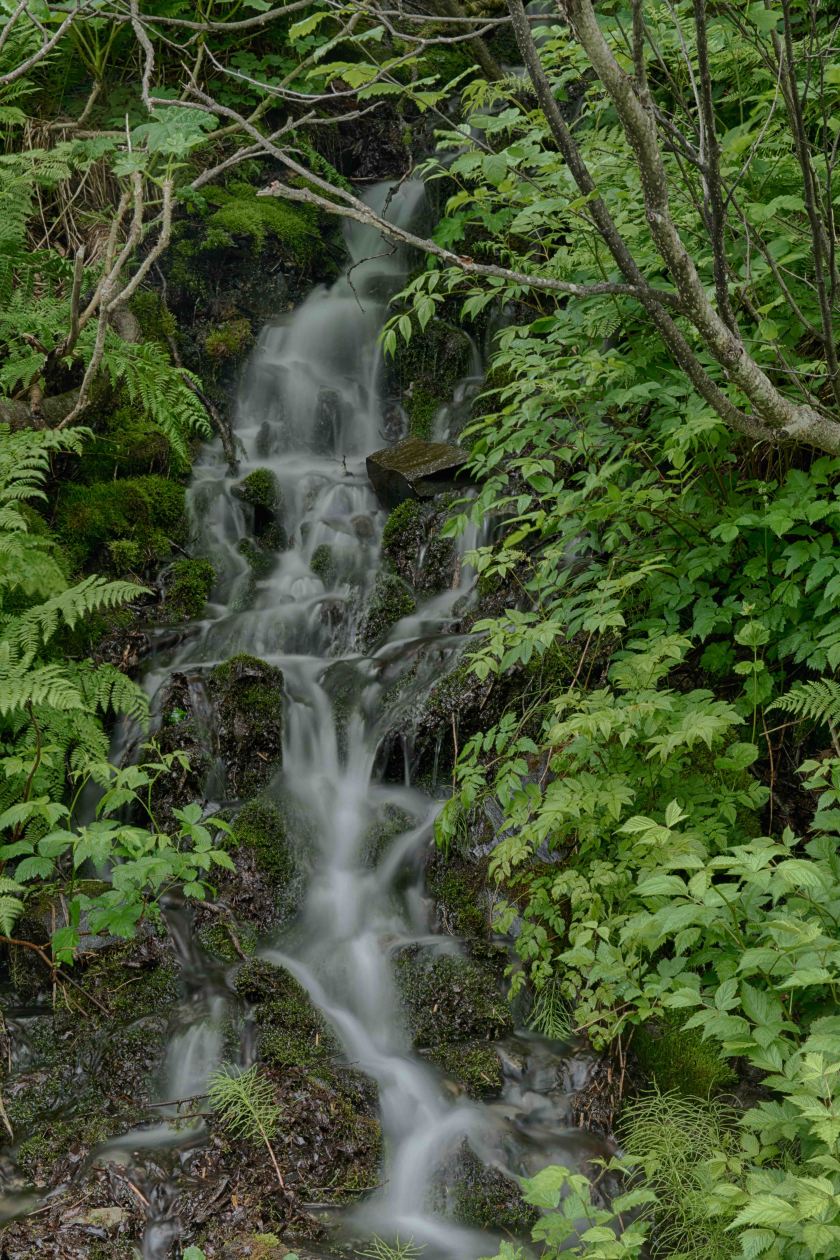 small falls on hike in Valdez