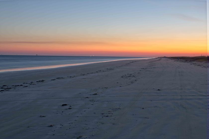 Dusk on the Beach at Sea Rim State Park