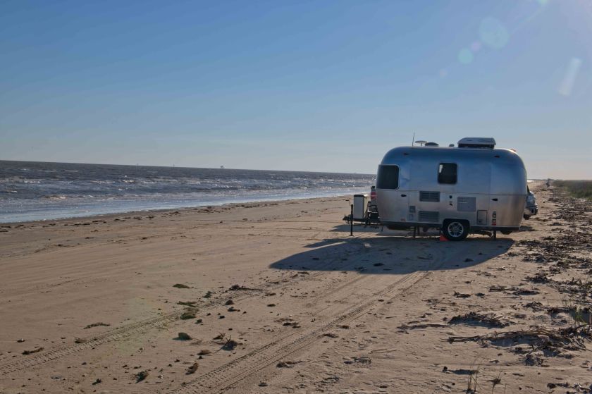 Trailer on Beach one