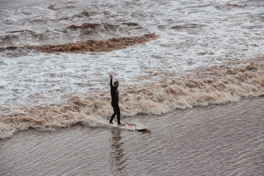 Surfing the Tidal Bore